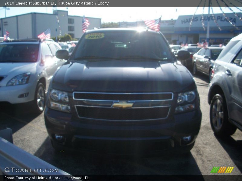 Taupe Gray Metallic / Ebony 2010 Chevrolet Suburban LT