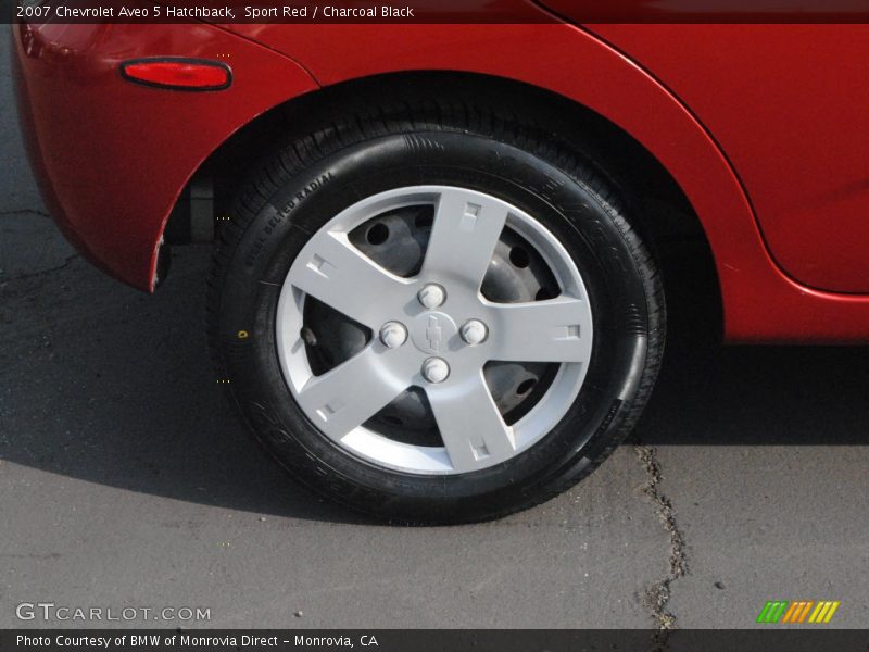 Sport Red / Charcoal Black 2007 Chevrolet Aveo 5 Hatchback
