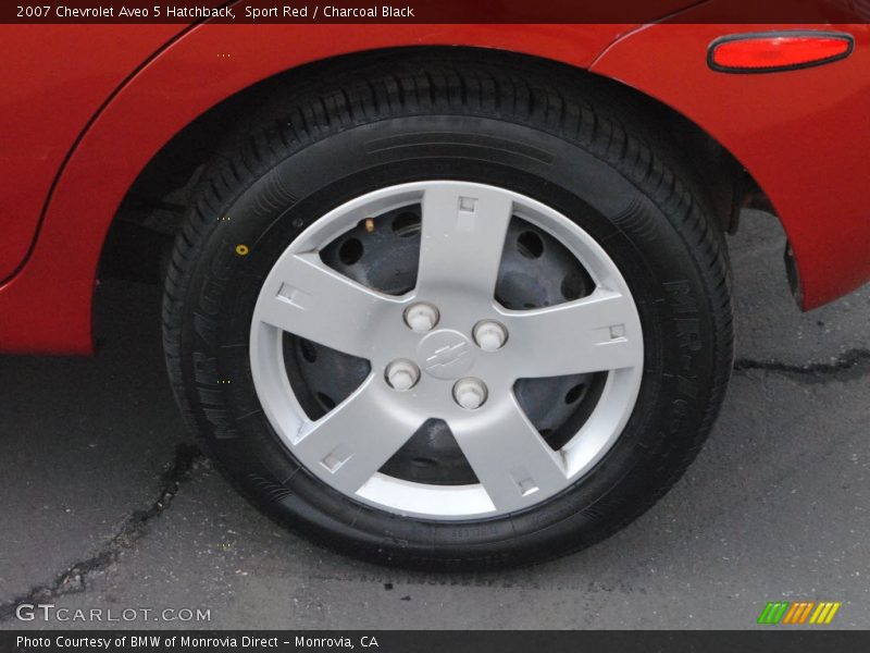 Sport Red / Charcoal Black 2007 Chevrolet Aveo 5 Hatchback