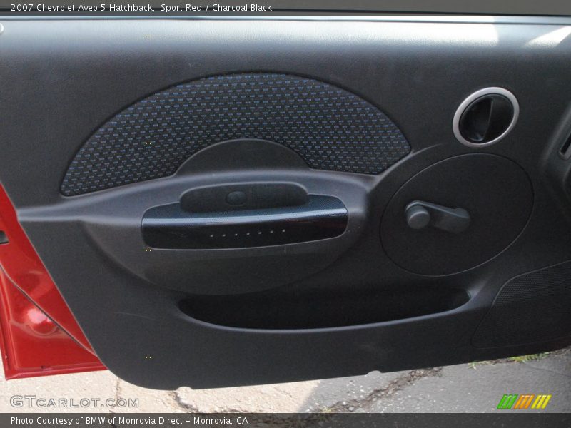 Sport Red / Charcoal Black 2007 Chevrolet Aveo 5 Hatchback