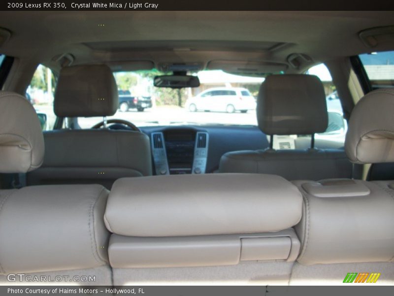 Crystal White Mica / Light Gray 2009 Lexus RX 350