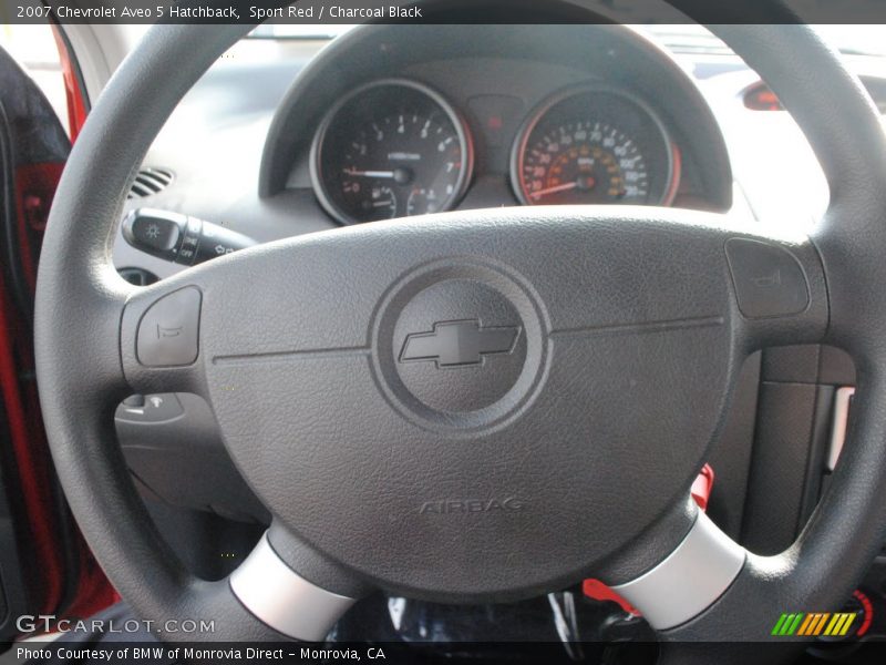 Sport Red / Charcoal Black 2007 Chevrolet Aveo 5 Hatchback