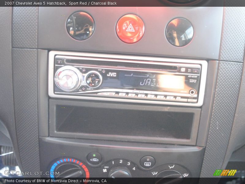 Sport Red / Charcoal Black 2007 Chevrolet Aveo 5 Hatchback