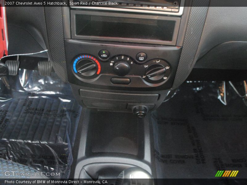 Sport Red / Charcoal Black 2007 Chevrolet Aveo 5 Hatchback