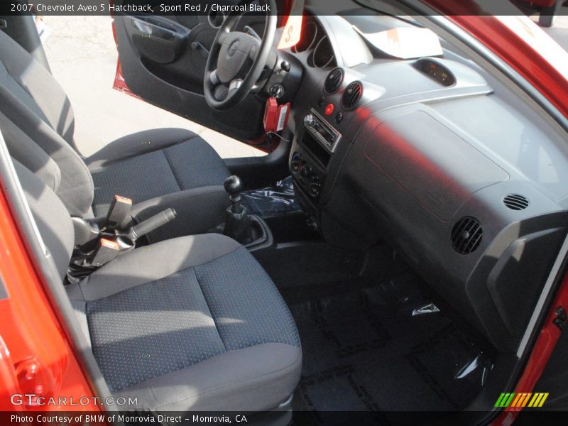 Sport Red / Charcoal Black 2007 Chevrolet Aveo 5 Hatchback