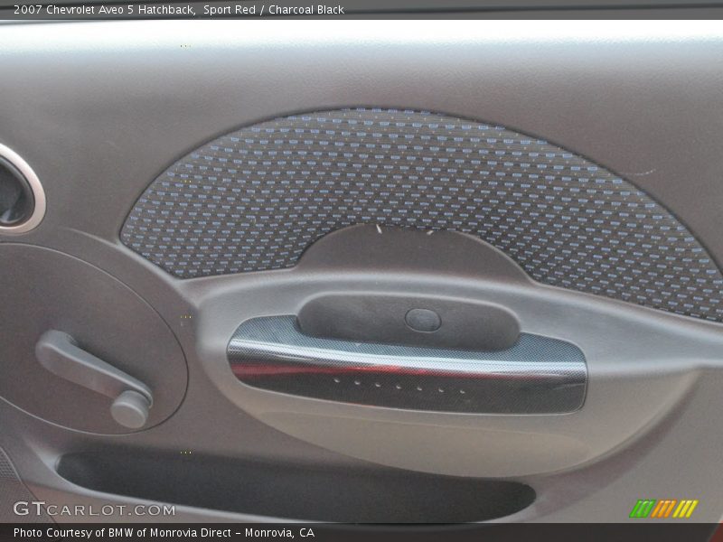 Sport Red / Charcoal Black 2007 Chevrolet Aveo 5 Hatchback