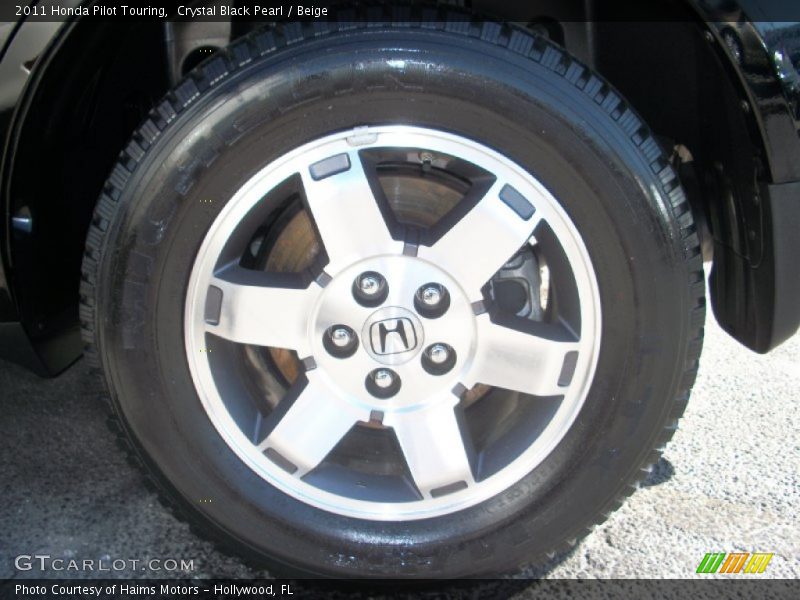 Crystal Black Pearl / Beige 2011 Honda Pilot Touring