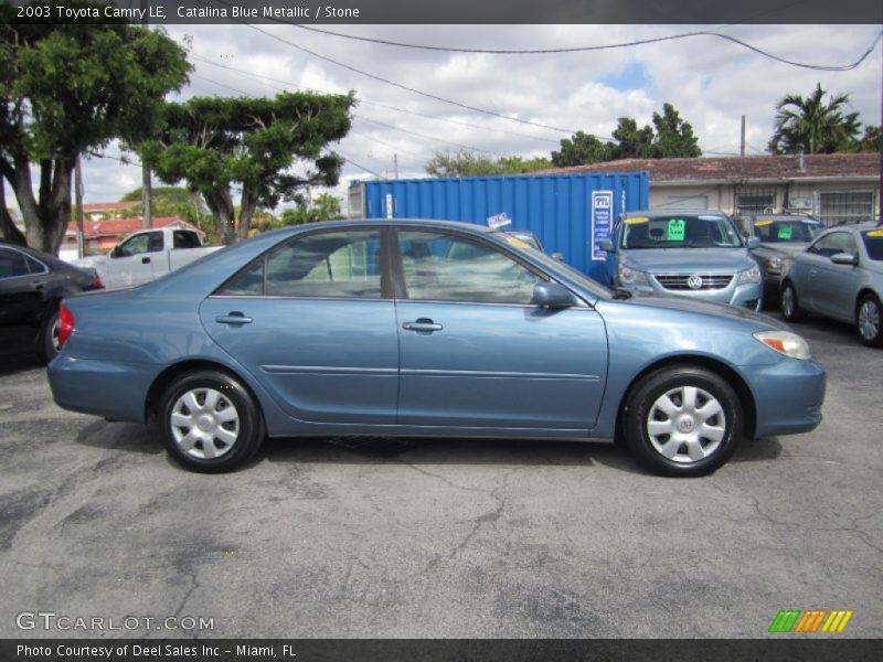 Catalina Blue Metallic / Stone 2003 Toyota Camry LE