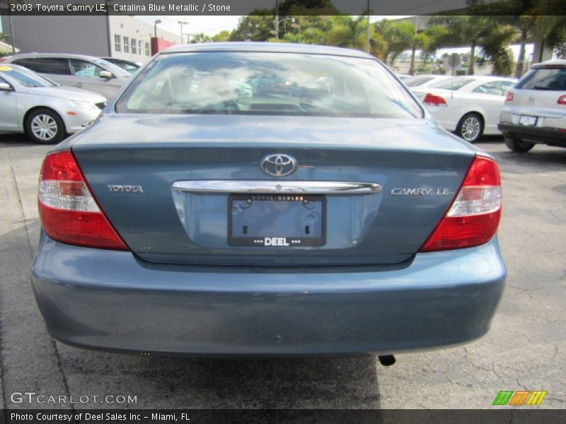 Catalina Blue Metallic / Stone 2003 Toyota Camry LE