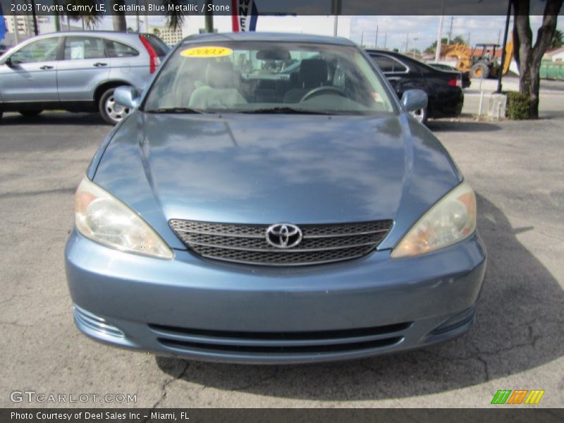 Catalina Blue Metallic / Stone 2003 Toyota Camry LE