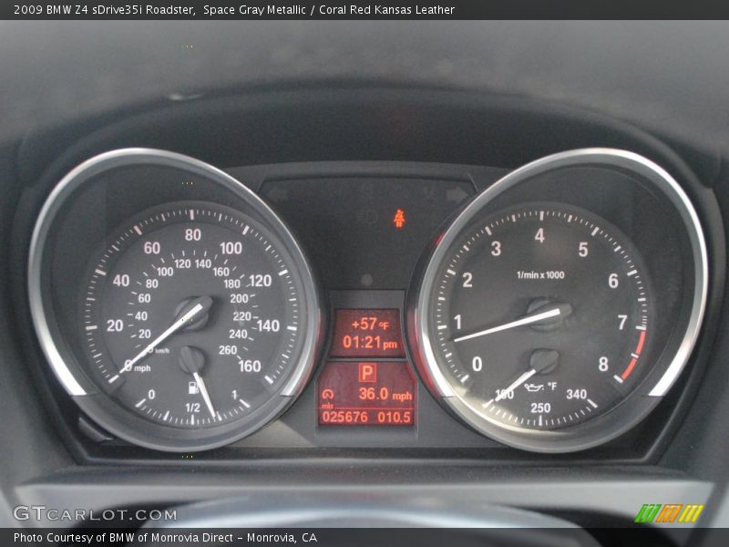  2009 Z4 sDrive35i Roadster sDrive35i Roadster Gauges
