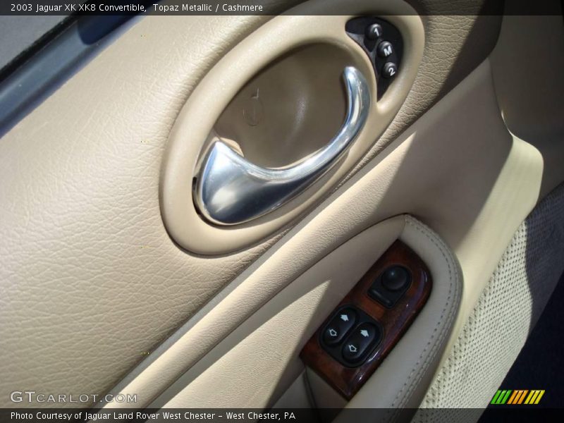 Topaz Metallic / Cashmere 2003 Jaguar XK XK8 Convertible