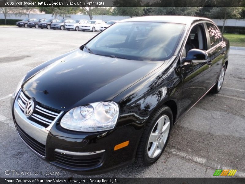 Black Uni / Anthracite 2009 Volkswagen Jetta SE Sedan