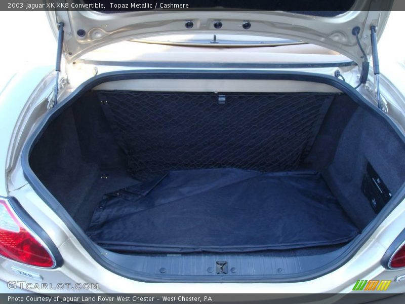 Topaz Metallic / Cashmere 2003 Jaguar XK XK8 Convertible