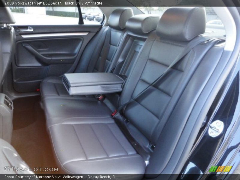 Rear Seat of 2009 Jetta SE Sedan