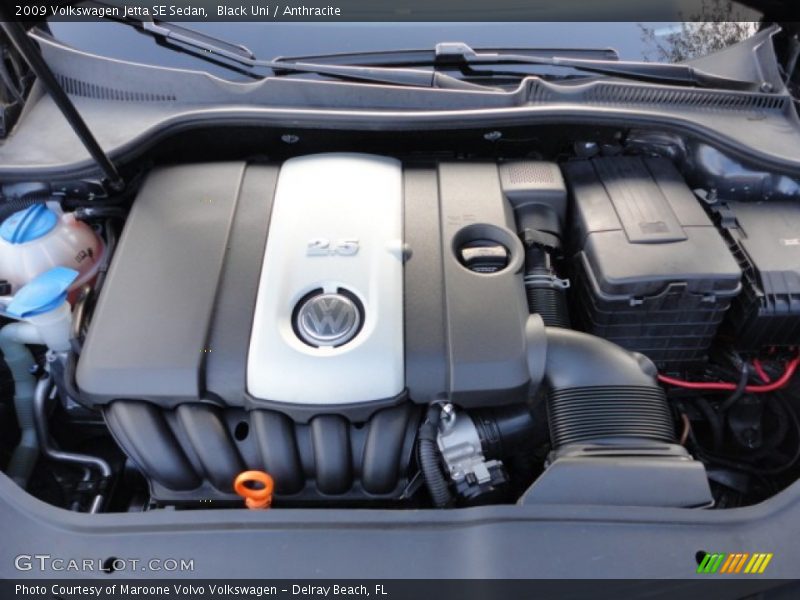  2009 Jetta SE Sedan Engine - 2.5 Liter DOHC 20 Valve 5 Cylinder