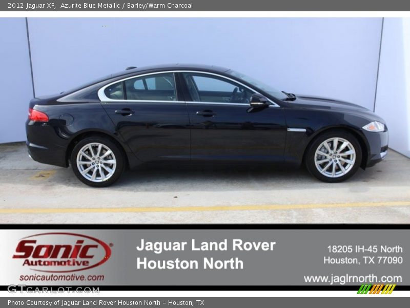 Azurite Blue Metallic / Barley/Warm Charcoal 2012 Jaguar XF