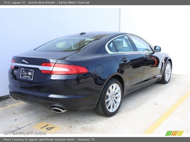 Azurite Blue Metallic / Barley/Warm Charcoal 2012 Jaguar XF