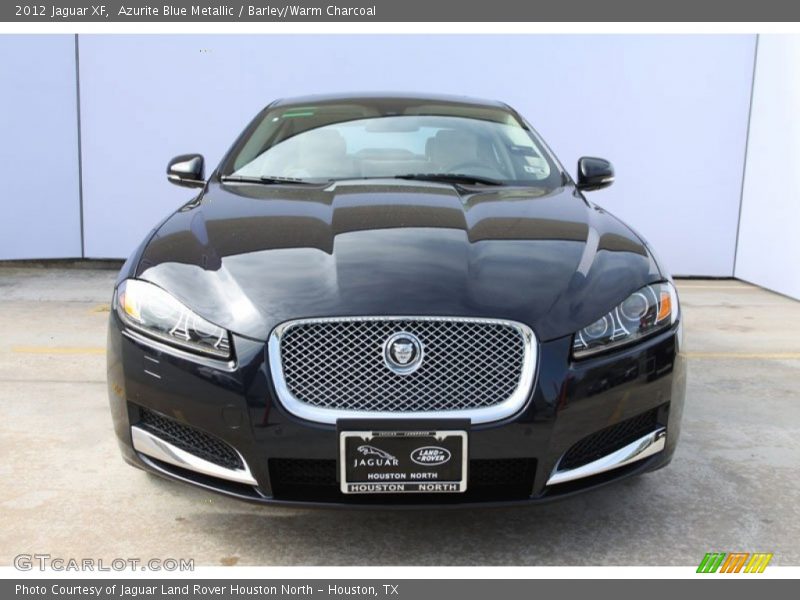 Azurite Blue Metallic / Barley/Warm Charcoal 2012 Jaguar XF