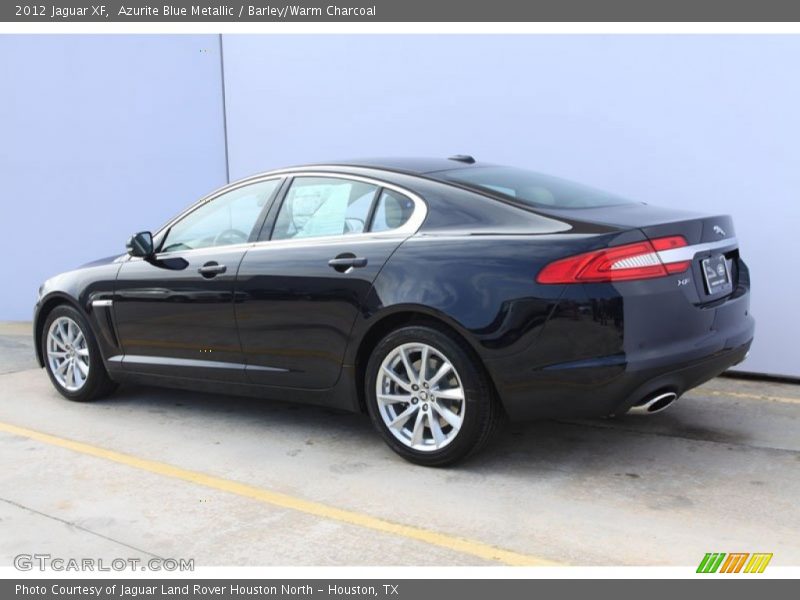 Azurite Blue Metallic / Barley/Warm Charcoal 2012 Jaguar XF