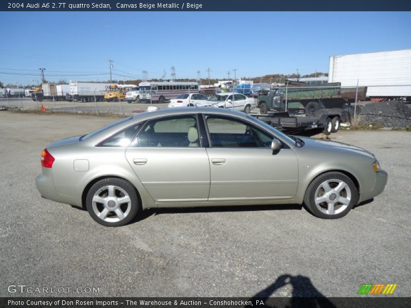  2004 A6 2.7T quattro Sedan Canvas Beige Metallic