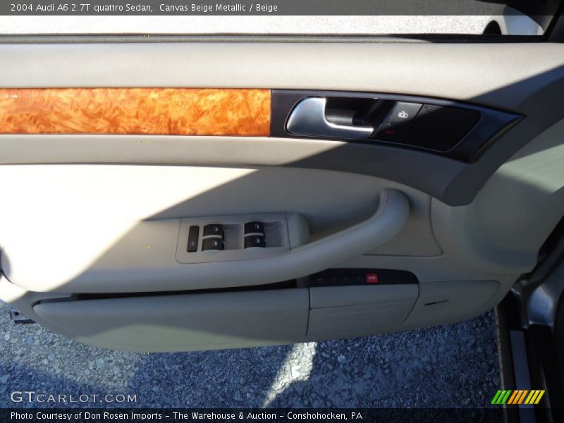 Canvas Beige Metallic / Beige 2004 Audi A6 2.7T quattro Sedan