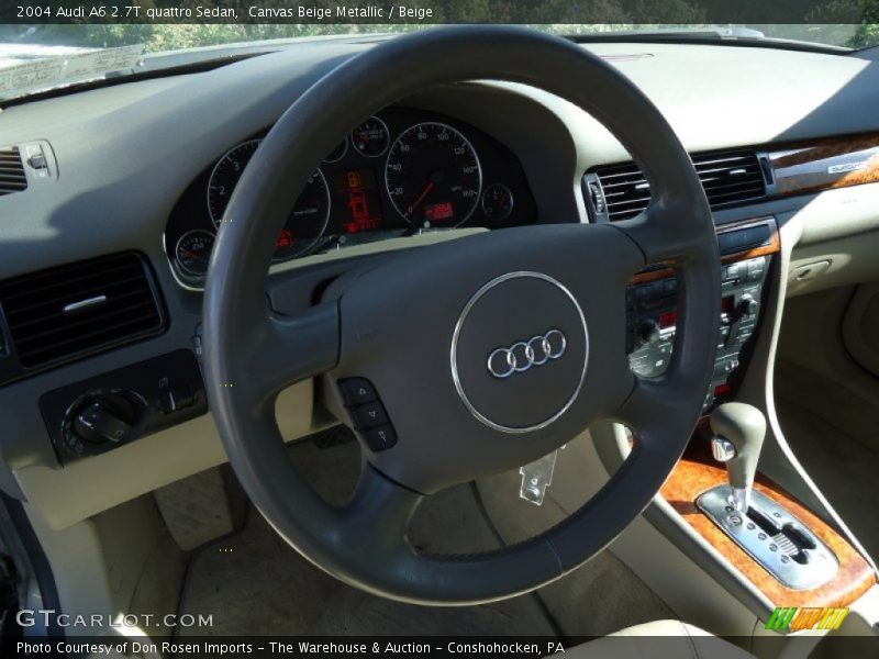 Canvas Beige Metallic / Beige 2004 Audi A6 2.7T quattro Sedan