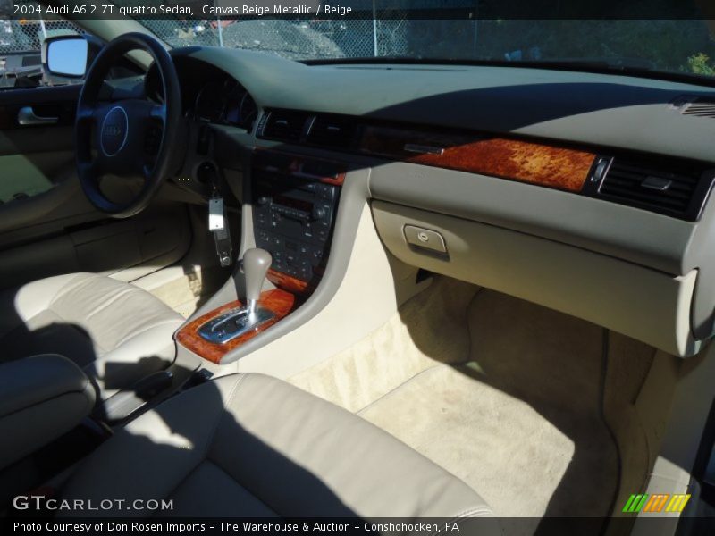 Canvas Beige Metallic / Beige 2004 Audi A6 2.7T quattro Sedan
