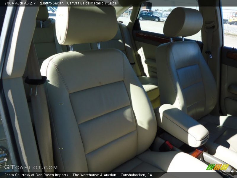 Canvas Beige Metallic / Beige 2004 Audi A6 2.7T quattro Sedan