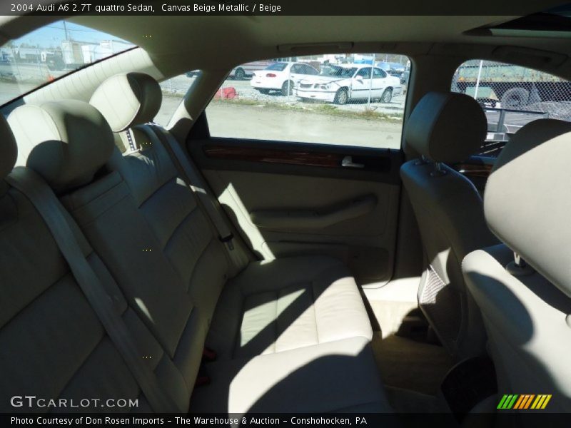 Canvas Beige Metallic / Beige 2004 Audi A6 2.7T quattro Sedan