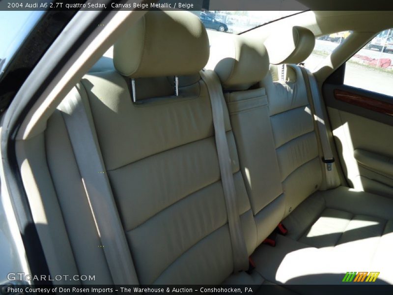 Canvas Beige Metallic / Beige 2004 Audi A6 2.7T quattro Sedan