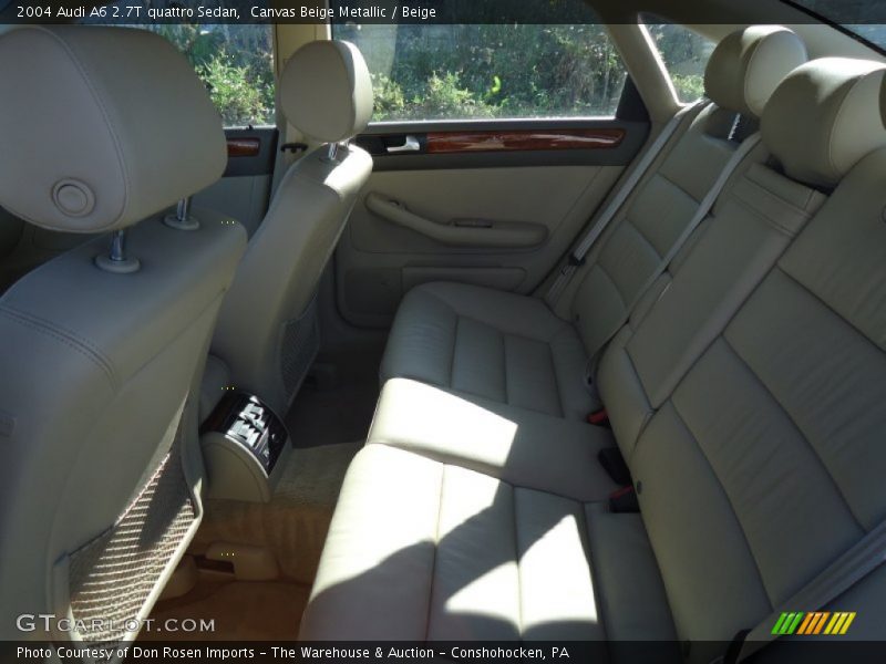 Canvas Beige Metallic / Beige 2004 Audi A6 2.7T quattro Sedan