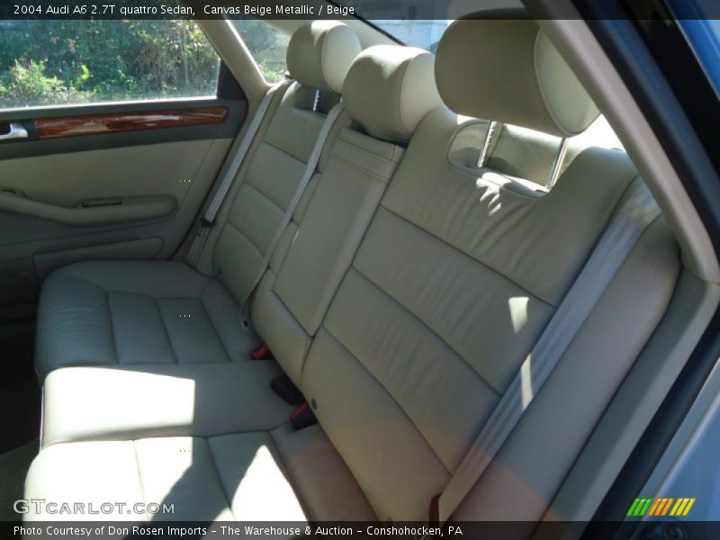 Canvas Beige Metallic / Beige 2004 Audi A6 2.7T quattro Sedan
