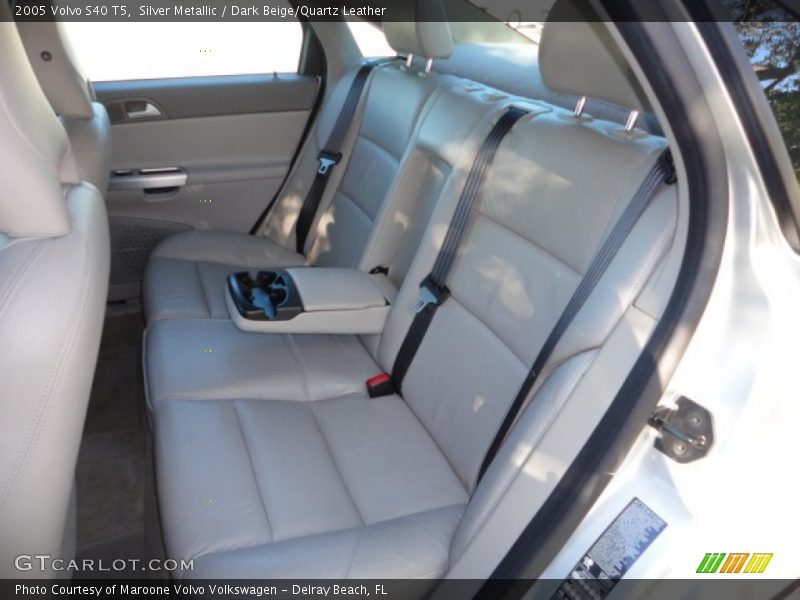  2005 S40 T5 Dark Beige/Quartz Leather Interior