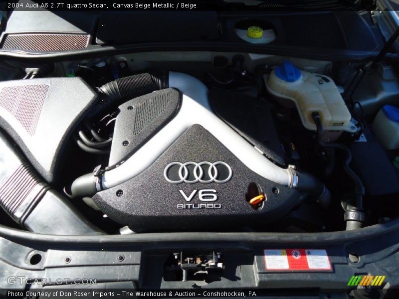 Canvas Beige Metallic / Beige 2004 Audi A6 2.7T quattro Sedan