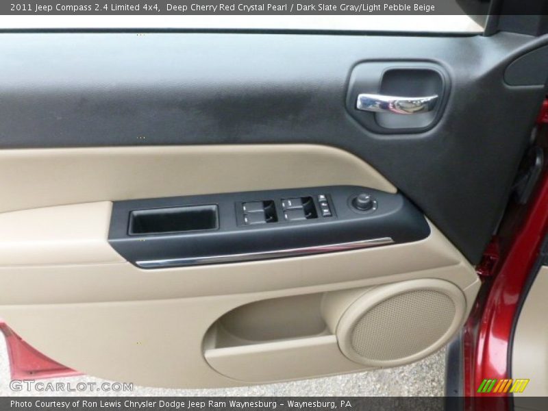 Deep Cherry Red Crystal Pearl / Dark Slate Gray/Light Pebble Beige 2011 Jeep Compass 2.4 Limited 4x4