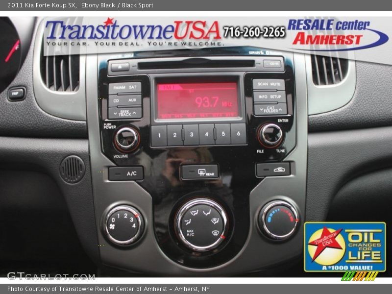 Ebony Black / Black Sport 2011 Kia Forte Koup SX