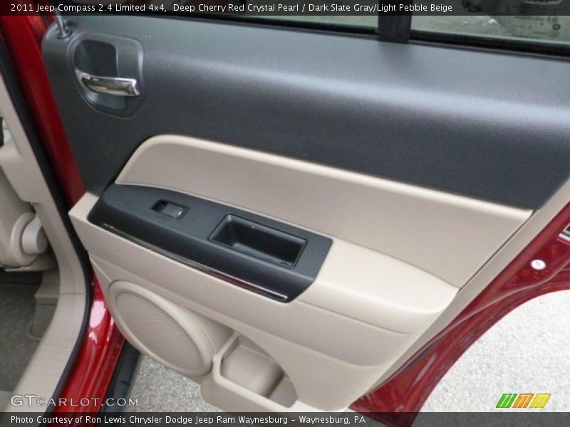 Deep Cherry Red Crystal Pearl / Dark Slate Gray/Light Pebble Beige 2011 Jeep Compass 2.4 Limited 4x4