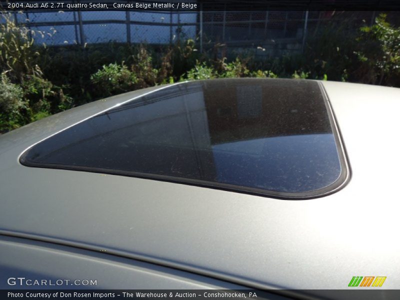 Canvas Beige Metallic / Beige 2004 Audi A6 2.7T quattro Sedan
