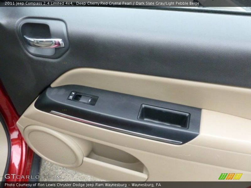 Deep Cherry Red Crystal Pearl / Dark Slate Gray/Light Pebble Beige 2011 Jeep Compass 2.4 Limited 4x4