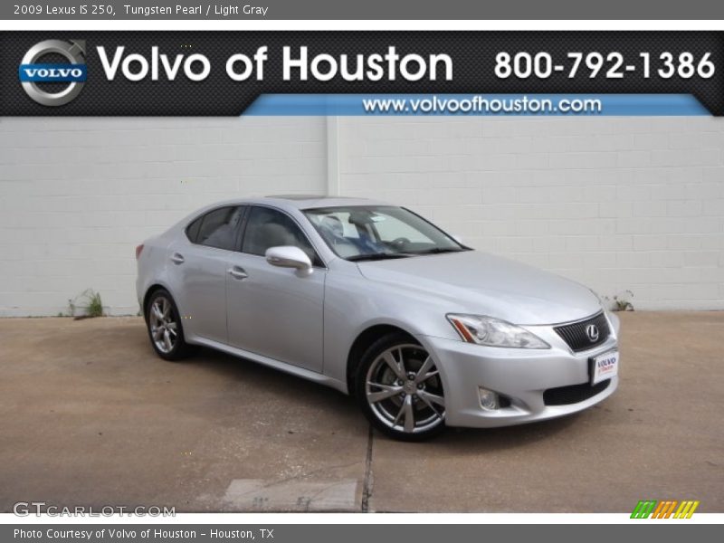 Tungsten Pearl / Light Gray 2009 Lexus IS 250