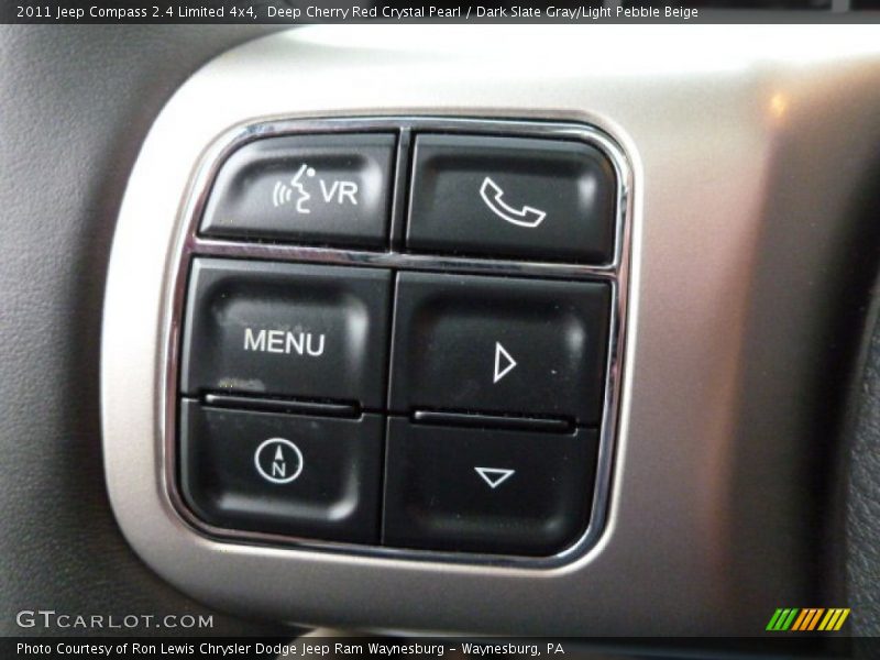 Deep Cherry Red Crystal Pearl / Dark Slate Gray/Light Pebble Beige 2011 Jeep Compass 2.4 Limited 4x4