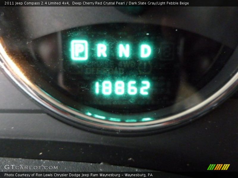 Deep Cherry Red Crystal Pearl / Dark Slate Gray/Light Pebble Beige 2011 Jeep Compass 2.4 Limited 4x4