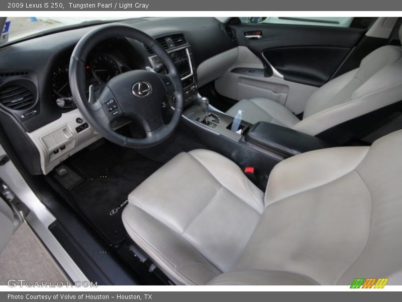 Tungsten Pearl / Light Gray 2009 Lexus IS 250
