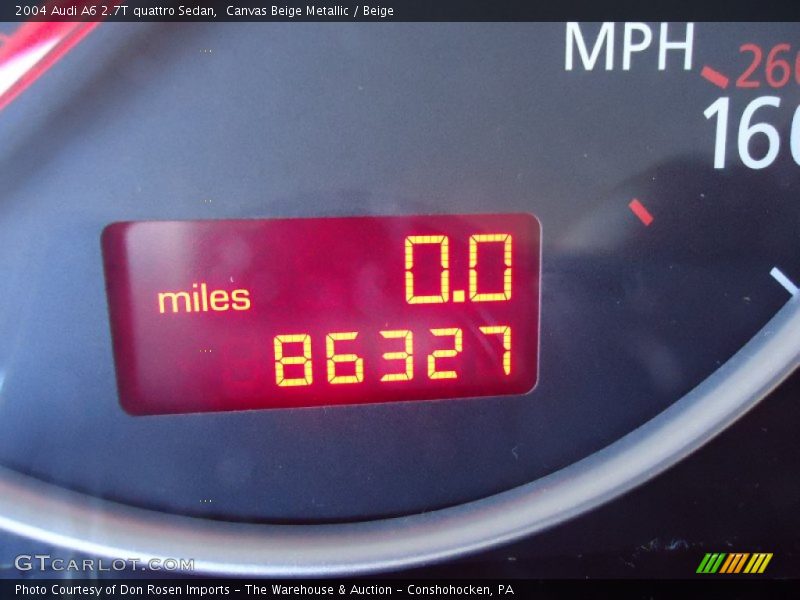Canvas Beige Metallic / Beige 2004 Audi A6 2.7T quattro Sedan