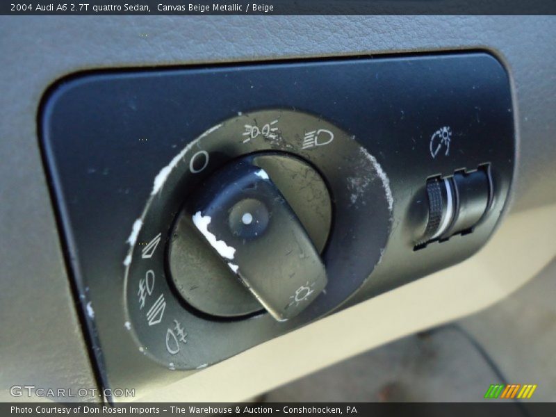 Canvas Beige Metallic / Beige 2004 Audi A6 2.7T quattro Sedan