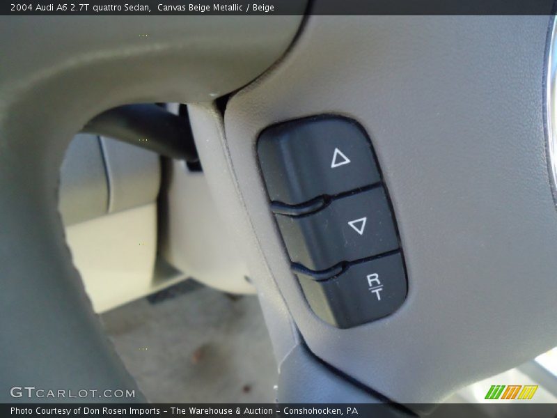 Canvas Beige Metallic / Beige 2004 Audi A6 2.7T quattro Sedan