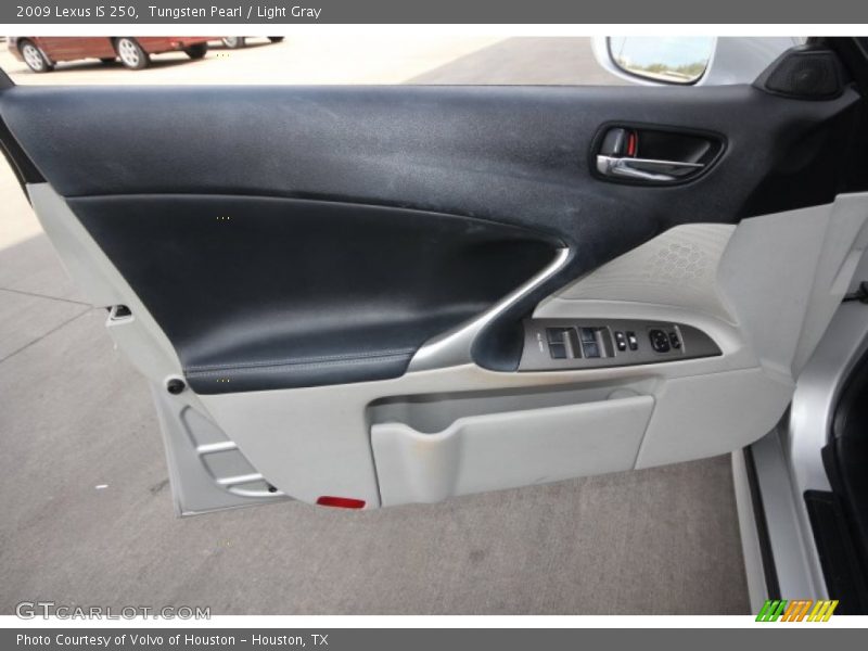 Tungsten Pearl / Light Gray 2009 Lexus IS 250