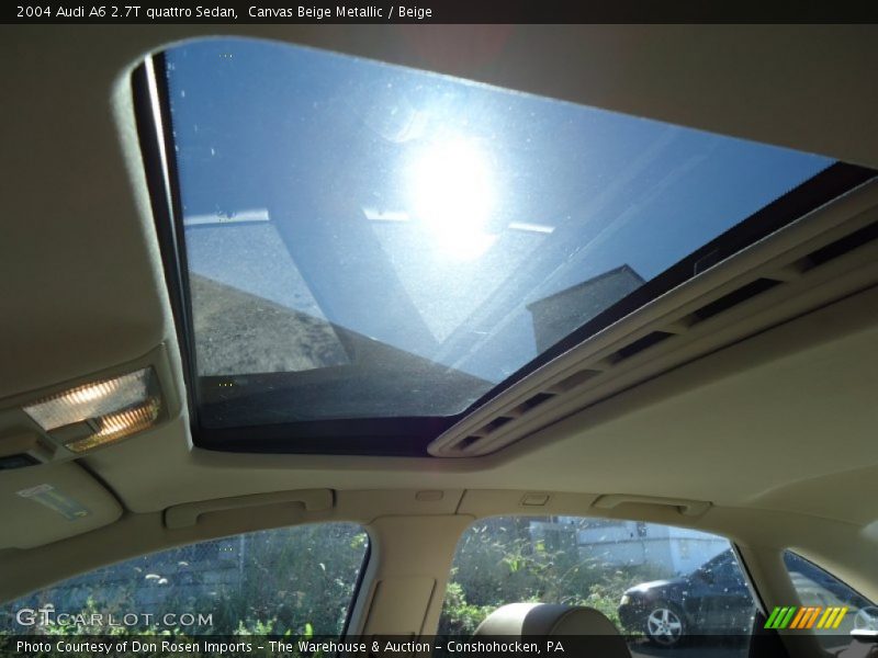Canvas Beige Metallic / Beige 2004 Audi A6 2.7T quattro Sedan