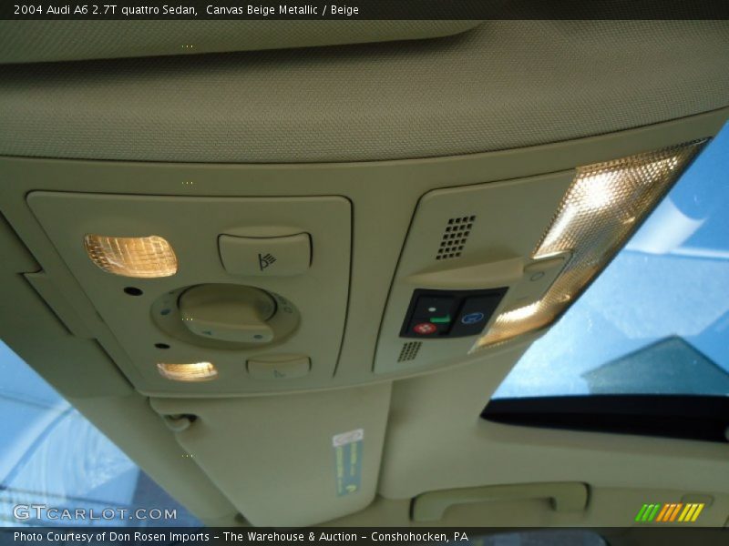 Canvas Beige Metallic / Beige 2004 Audi A6 2.7T quattro Sedan